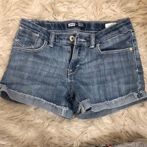 Levi’s shorty short jean shorts